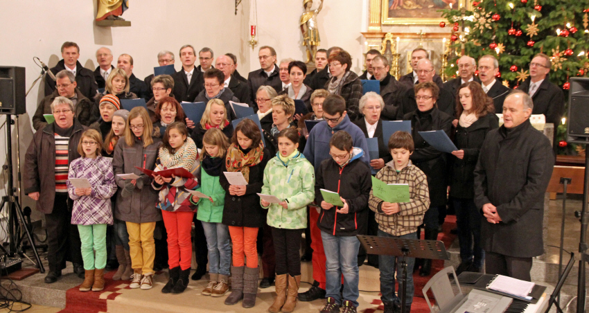 Kirchenchor - Shalom - MGV - Weihnachtskonzert 2013